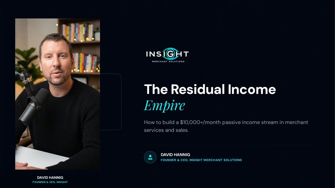 Opening title frame from The Residual Income Empire briefing